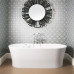 Prado Gentry Home ванна кварцевого камня 1800x840, свободностоящая, классика, белая матовая