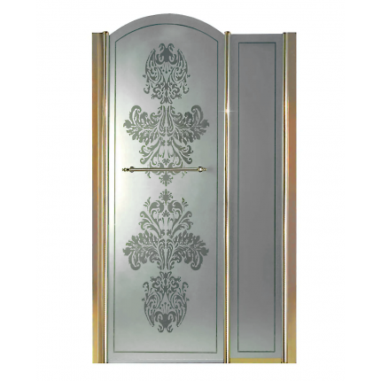 Gentry Home Arcadia 100 или 120см двери для душевой ниши классика с неподвижным сегментом