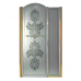 Gentry Home Arcadia 100 или 120см двери для душевой ниши классика с неподвижным сегментом