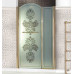 Gentry Home Arcadia 100 или 120см двери для душевой ниши классика с неподвижным сегментом