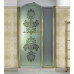Gentry Home Arcadia 100 или 120см двери для душевой ниши классика с неподвижным сегментом