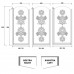 Gentry Home Arcadia душевое ограждение классика (ретро) 4-угольное 70x70 | 80х80 | 90х90 см