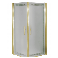 Gentry Home Arcadia душевое ограждение классика 1/4 круга угловое 80х80 | 90х90 см