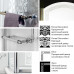 Gentry Home Arcadia душевое ограждение классика (ретро) 4-угольное 70x70 | 80х80 | 90х90 см