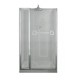 Gentry Home Athena 110 - 130см двери для душевой ниши классика с неподвижным сегментом