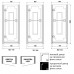 Gentry Home Athena душевое ограждение классика (ретро) 4-угольное 70x70 | 80х80 | 90х90 см