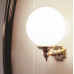 Regent Oxford Gentry Home бра настенное ретро, плафон шар стекло матовое белое, хром, золото, никель, бронза, медь