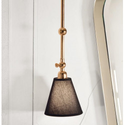 Vogue-C Gentry Home светильник настенный подвесной классика для ванной, плафон конус, финиш хром, золото, никель, бронза, медь