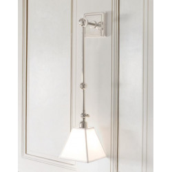 Vogue-S Gentry Home светильник настенный подвесной классика для ванной, абажур конус или пирамида, финиш хром, золото, никель, бронза, медь
