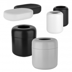 GOCCIA Gessi аксессуары на столешницу для ванной комнаты в современном стиле из белой или черной керамики