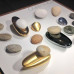 Gessi Equilibrio смесители для раковины с ручками из натурального (дикого) камня