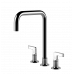 INCISO Gessi смеситель для кухни 3 отверстия лофт с (или без) ручным душем
