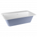 Ispa Gessi ванна прямоугольная отдельностоящая из искусственного камня Cristalplant 180х95 см белый матовый