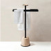 Philippe marble towel rack GioBagnara стойка напольная для полотенец, база из мрамора, фурнитура латунь BH078