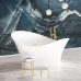 Flower Style Glass Design ванна из искусственного камня ассиметричной креативной формы 