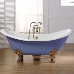 THYM Bleu Provence ванна чугунная классика на лапах 1540х750 1700х760 1800х770