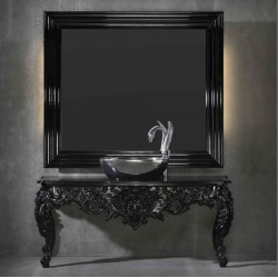 Испанская мебель в стиле барокко черная Verona Alexandra