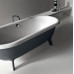Agape OTTOCENTO отдельно стоящая овальная ванна на ножках из минерального литья