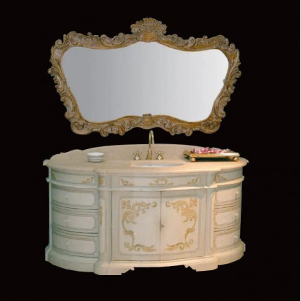 Linea Rinascimento Bianco Bianchini Capponi мебель для ванной из массива, в классическом стиле
