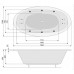 AURA Pool Spa овальная ванна из акрила 190х100 204х103 с гидромассажем