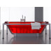Rossovivo Albatros прямоугольная полупрозрачная красная ванна В НАЛИЧИИ