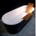 Vieques Agape необычная ванна бочка стальная овальная свободностоящая 171х73 и 150х73 см