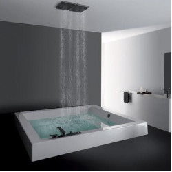 Grande Kos ванна квадратная полувстроенная акриловая 180х180 без или с гидромассажем