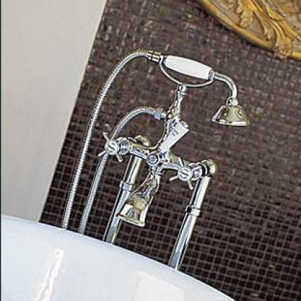 Princeton Bugnatese смеситель настенный / напольный для ванны с душем