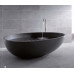 VOV Mastella ванна капля черная матовая 170х120 см, отдельностоящая 