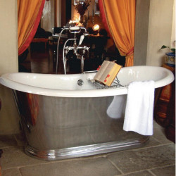 REGAL Devon Devon ванна чугунная без отверстий облицованная снаружи листовым полированным алюминием