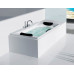 Becool Roca прямоугольная акриловая ванна с ручками