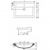 Pop Grande Rectangle DVX раковина под столешницу прямоугольная 66х44 см, классика, санфарфор, премиум, с переливом