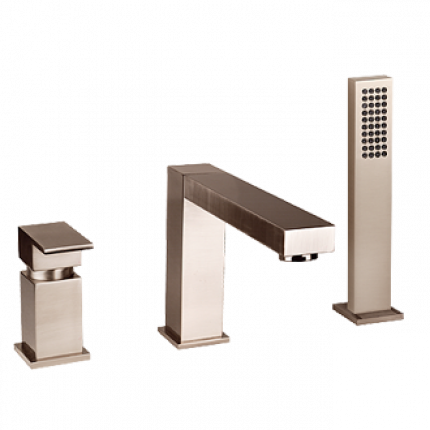 Rettangolo Gessi Смеситель на борт ванны на 3 отверстия с переключателем