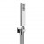 20123 Rettangolo душевой комплект: лейка, шланг 1,50 м, вывод из стены, цвет хром, Gessi