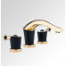 Bagatelle black stone THG с чёрным камнем смесители для ванной