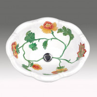 Passiflora раковина с рисунком цветов страстоцвет Atlantis Porcelain Art