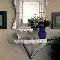 326 Venetian Style Mirrors консоль из венецианского зеркала Fratelli Tosi