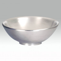 Satin Silver раковина для ванной с финишем матовое серебро Atlantis Porcelain Art