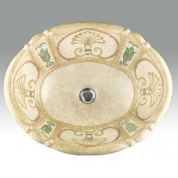 Bysantine раковина с византийским декором Atlantis Porcelain Art