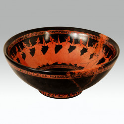 Grecians раковина для ванной стилизация под греческую вазу (амфору), раковина для ванной с греческим рисунком керамической вазы Atlantis Porcelain Art