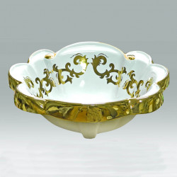 Jewels Scrolls раковина с золотым орнаментом "завитки" Atlantis Porcelain Art