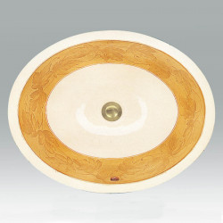 Barroque раковина с золотым полированном или матовым орнаментом Atlantis Porcelain Art 