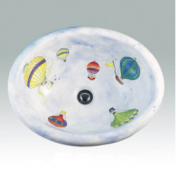 Balloon раковина для ванной с рисунком воздушный шар, воздухоплавание