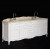 art. 8500/210W Мебель для ванной на две раковины отделке Bianco (белый) Bianco Cristallino +824 600 руб.