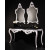 art. 8518/180LACCA Linea Rinascimento Мебель для ванной на две раковины из дерева в Лаке, стеклянная столешница Vetro Nero (черное стекло) или мраморная столешница Nero Marquina Bianco Cristallino +984 201 руб.