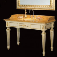 Linea Rinascimento консоль для ванной из дерева в стиле ампир Bianchini Capponi