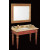 art. 8544/P Linea Rinascimento Мебель для ванной из дерева в Имперском стиле, в отделке Policromo (полихром) и Oro (золото) с резьбой, мраморной столешницей Crema Valencia Bianco Cristallino +751 450 руб.