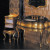 art. 8560/90D - DA - AM Linea Rinascimento Мебель для ванной с зеркалом 4521, мраморной столешницей Nero Marquina (предусмотрена под крулую, стеклянную раковину арт. 7052) Bianco Cristallino +924 351 руб.