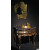 art. 8560/90ND Linea Rinascimento Мебель для ванной из дерева в отделке Nero (черный), с декором ‘Arlecchino’ Oro (золото), мраморная столешница Nero Marquina (предусмотрена под раковину арт. 7052) Bianco Cristallino +877 800 руб.