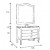 ANDROMEDA Комплект мебели 106х56 см MDC +349 600 руб.